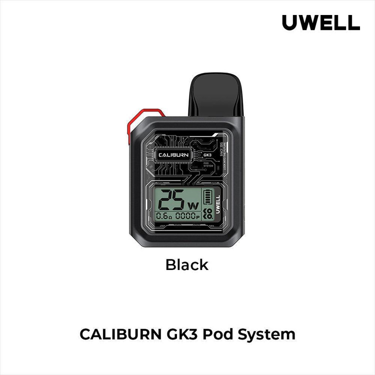 پاد یوول کالیبرن جی کی ۳ Uwell Caliburn GK3 25W Pod System
