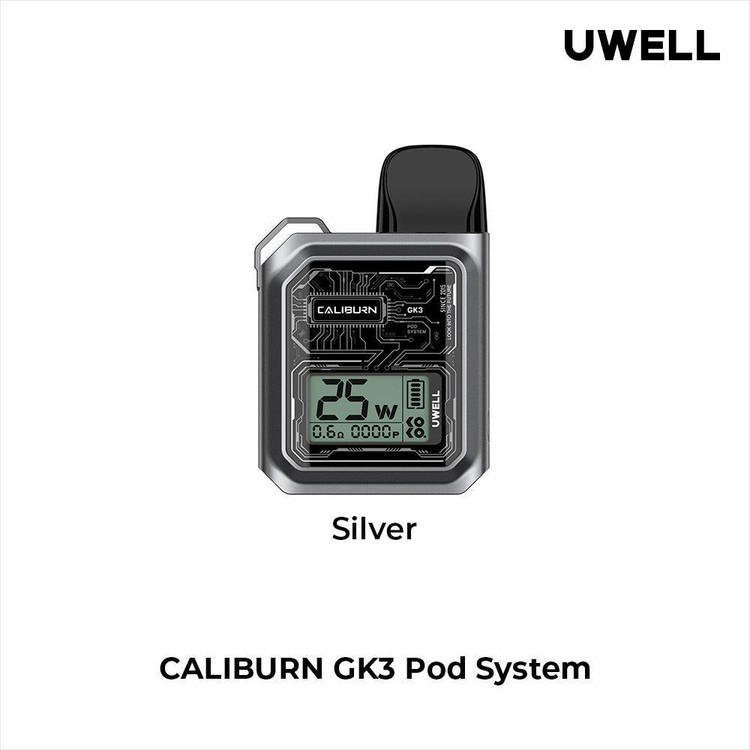 پاد یوول کالیبرن جی کی ۳ Uwell Caliburn GK3 25W Pod System